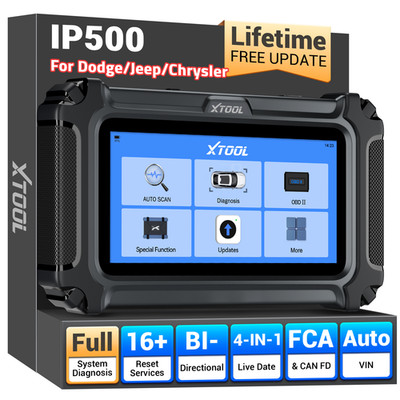 XTOOL IP500 For Chrysler Dodge Jeep Bidirectional OBD2 Scanner Diagnostic Tool