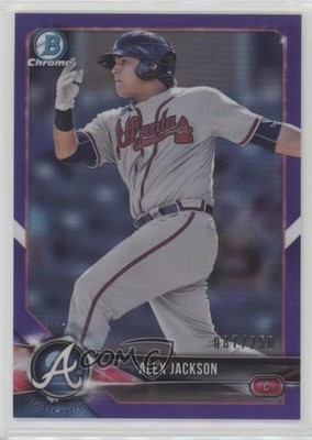2018 Bowman Chrome Prospects Purple Refractor 87/250 Alex Jackson #BCP9 y0i