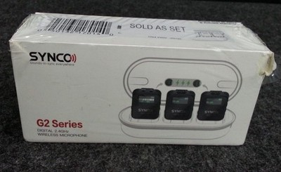 SYNCO Wireless Lavalier Mic System G2(A2) PRO Dual Channel, 656 FT
