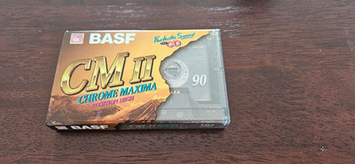 Basf Cm ll Chrome Maxima II Cassette Tape Neu Kassette OVP  SEALED mc unbenutz
