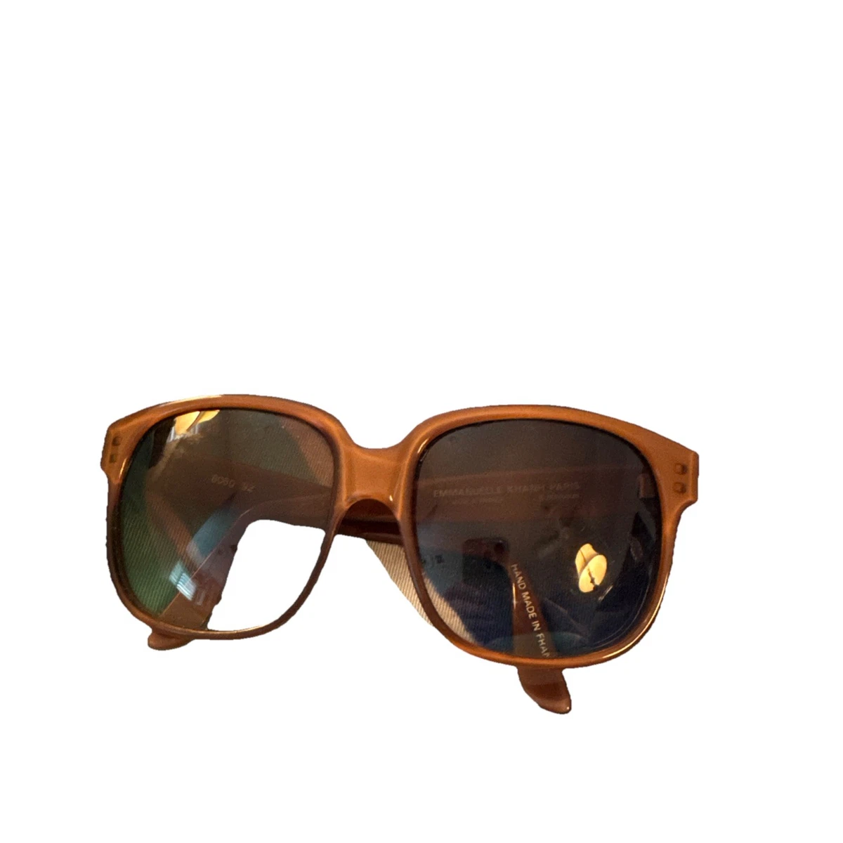 Vintage Emmanuelle Khanh Paris 8380 18 Sunglasses Tortoise Square FRAMES ONLY EMMANUELLE KHANH 1980s Vintage Sunglasses for sale | eBay main image 3