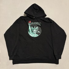 Thrasher Pullover Hoodie Large Black Statue of Liberty Goat's Head Skateboard