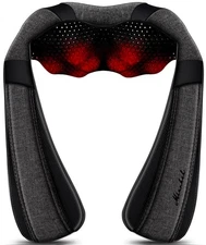 Shiatsu Neck & Back Massager with Heat - Deep Tissue Neck, Back & Shoulder Pa...
