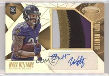 2015 Certified Freshman Fabric Mirror Gold 5/15 Maxx Williams #224 Auto 0c6