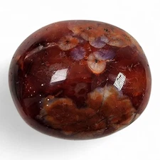Carnelian Agate Polished Pebble Madagascar 65.6 grams.