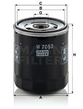 MANN-FILTER W7053 Ölfilter für CITROËN DAF DAIHATSU  passend für FIAT FSO