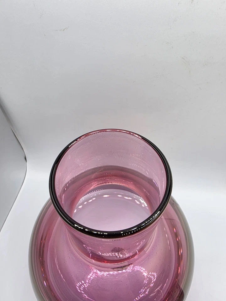 Junto à Garrafa Tumble Up Vidro Bombaim Roxo feito na Polônia com Vidro 6,75" - Imagem 4 de 4