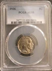 1936 Buffalo Nickel PCGS AU55
