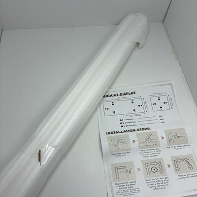 DODOKIE Peel Stick Wall Molding Kit DIY Home Accent Trim Self Adhesive