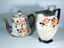 Samuel Johnson Teapot and Lidded Jug Imari Style Pattern