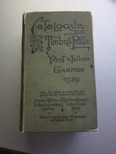 Catalogue des timbres poste Yvert & Tellier champion 1929 livre en français