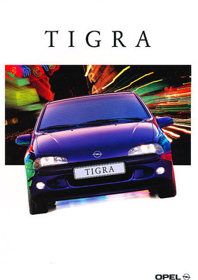 1995 Opel Tigra Finland Deluxe Sales Brochure Prospekt
