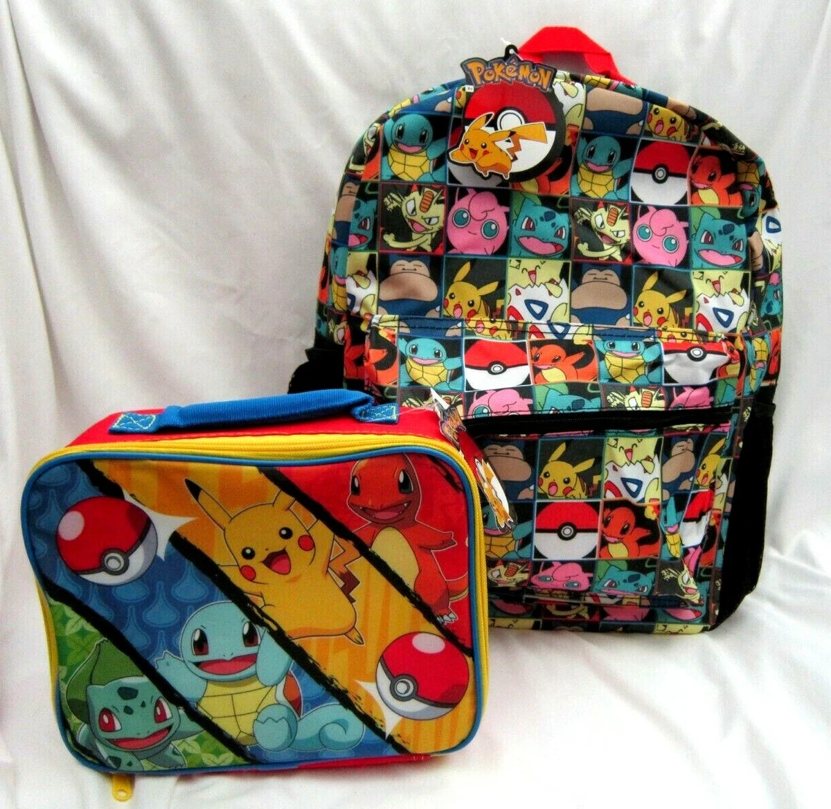 Pokemon backpack sales with lunchbox