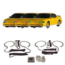 Rgb Multi Color Ir Headlight Halo Kit For Chevrolet Monte Carlo 00-05