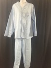 ONE NEW UNICOR Men's Pajama Set Light Blue Medium One Shirt & One Pair Of Pants
