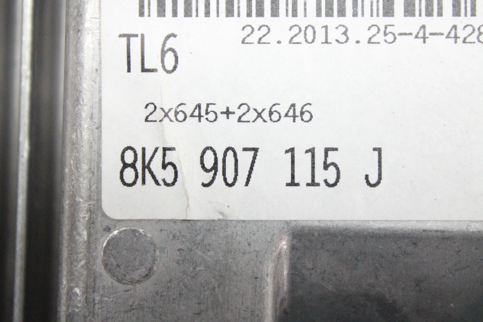 2014 AUDI A4 ENGINE CONTROL MODULE UNIT ECU ECM 8k5 907 115 J OEM 14 15 16 - Изображение 2 из 4