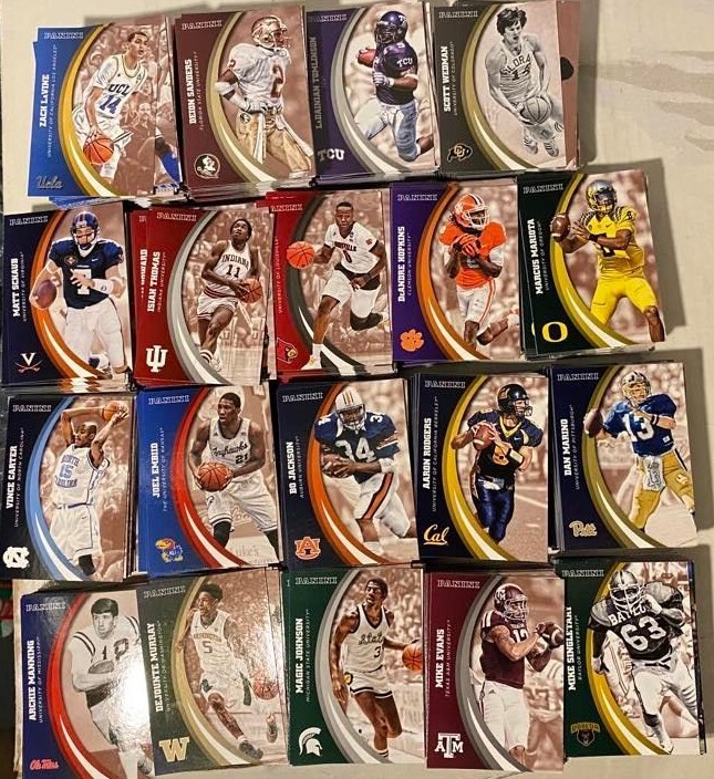 HUGE LOT (26) DIFFERENT 2015 2016 PANINI COLLEGIATE COMPLETE SETS (1354) CARDS!!