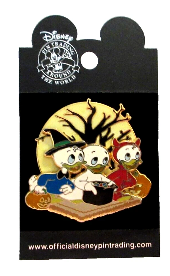 WDW TRUCK or TREAT HALLOWEEN 2005 DONALD NEPHEWS HUEY, DEWEY & LOUIE PIN - #40932 Foto 2 de 3