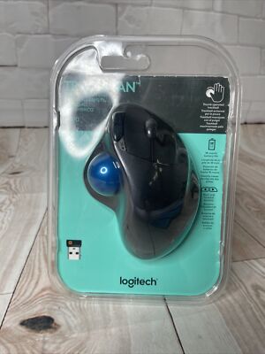 Logitech Trackman M570 Wireless Trackball Mouse with USB Unifying Receiver