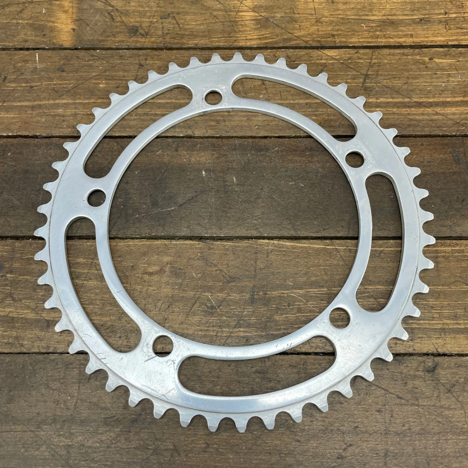 Plato Campagnolo 49t Vintage Patente 49 Dientes 144 BCD Patente Italia Campy A7 Foto 4 de 4