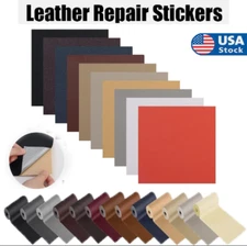 Self Adhesive Vinyl Faux Leather Fabric Repair Patch Kit for Car seat Sofas