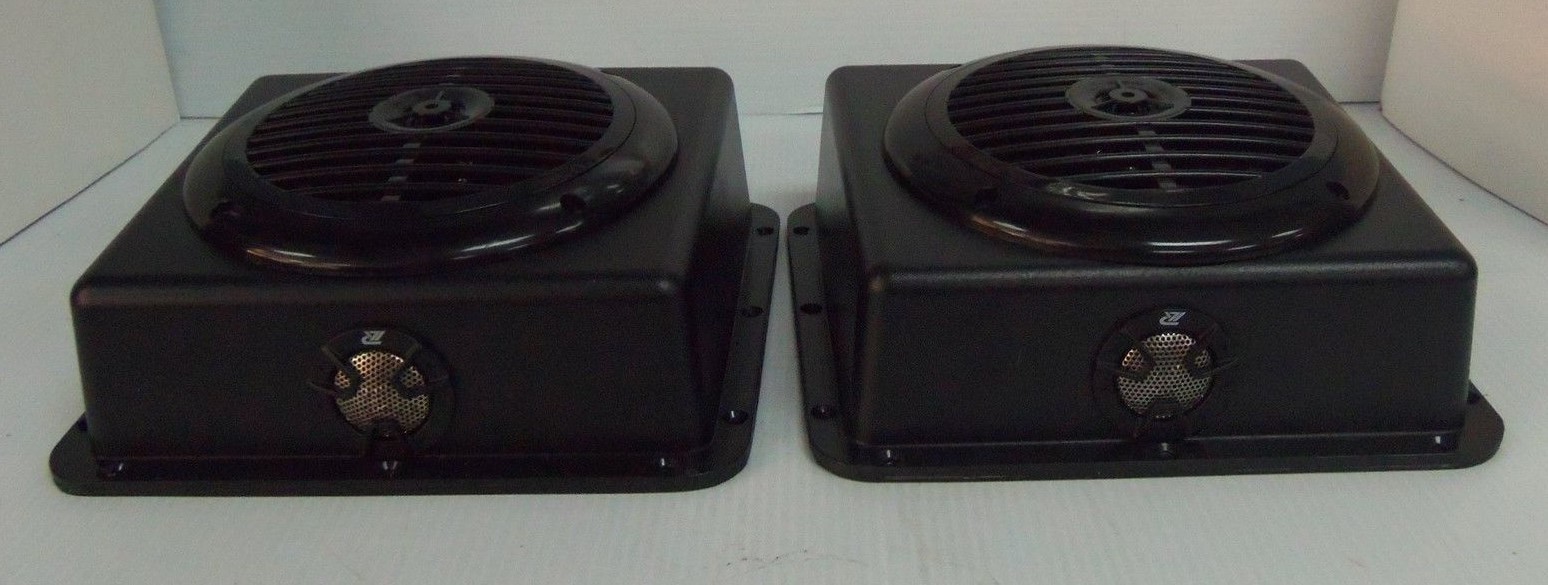 6.5" Marine Speaker Boxes ATV Golf Cart Polaris Tractor Boat Speaker