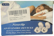 Noseclip Anti Snore Devices (6 Total) Reduce Snoring Solution