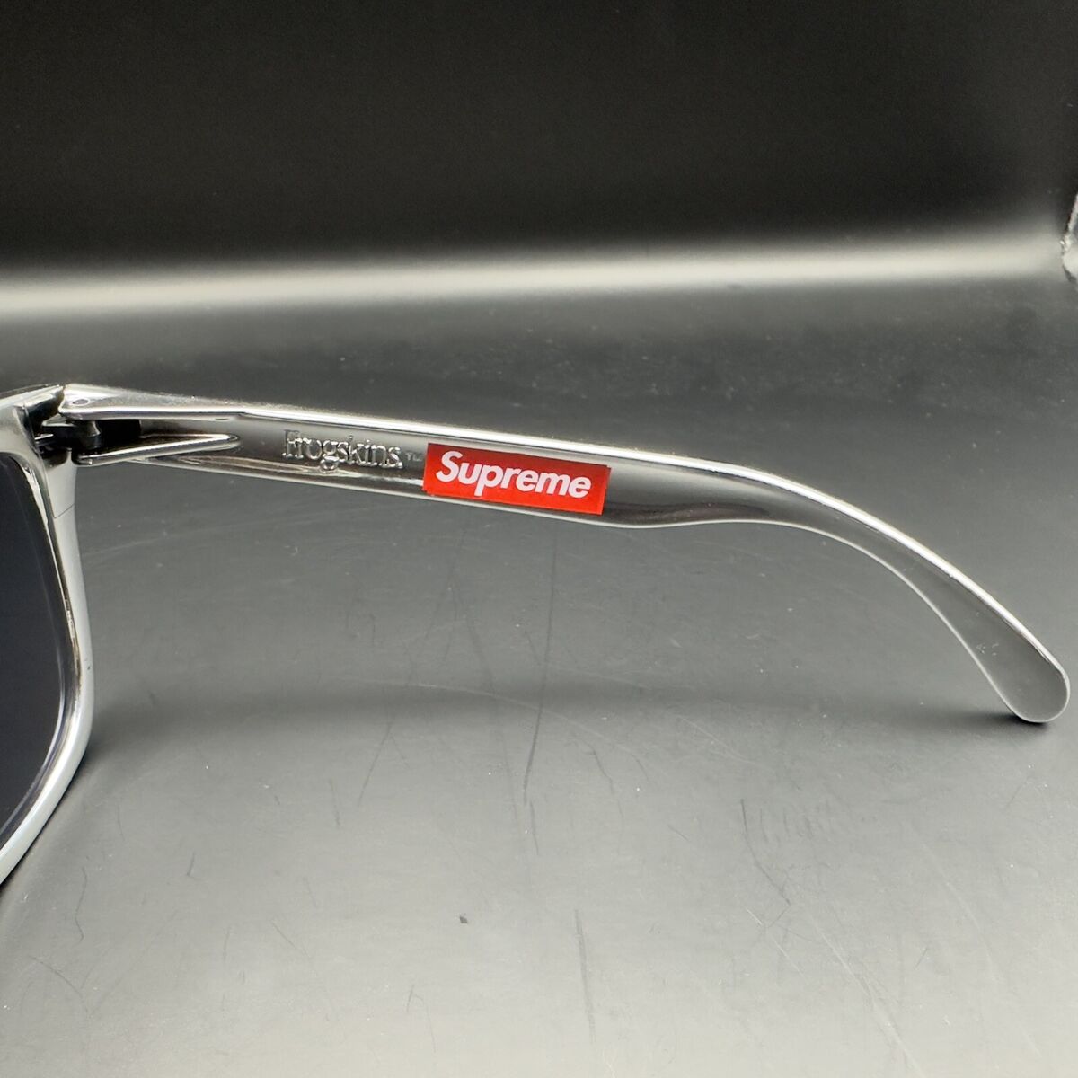 Oakley Supreme Frogskin Chrome w/ Chrome Iridium Lenses RARE Oakley Supreme Frogskin Chrome w/ Chrome Iridium Lenses RARE