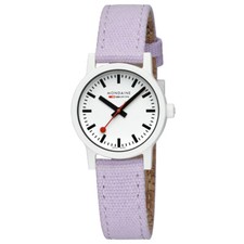 Image of Mondaine Ladies Watch Wristwatch 32 MM MS1.32110.LQ1 Essence Textile