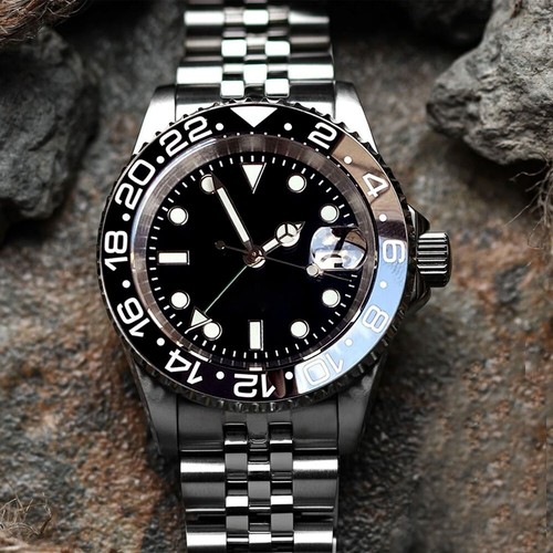 Classic Batmans Business NH34 GMT Watch 40mm 10ATM Sapphire Automatic Watches - Picture 11 of 21