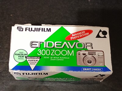 FujiFilm Endeavor 300zoom Point & Shoot Camera Gray Open Box New