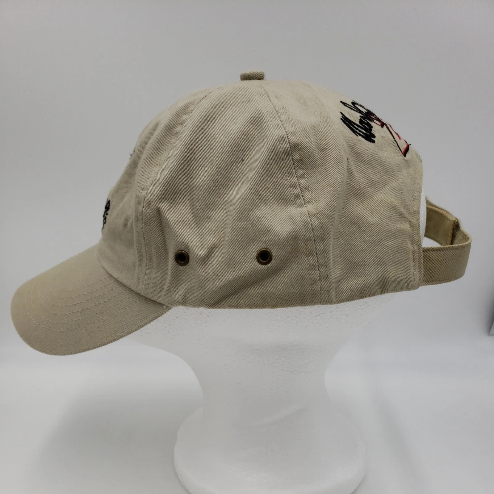 burton cat racing hat strapback used 