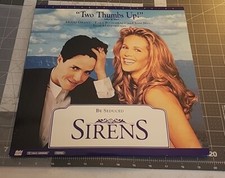 Sirens Laser Disc Very Nice Shape Has Paper Dust Cover And Plastic Sleeve