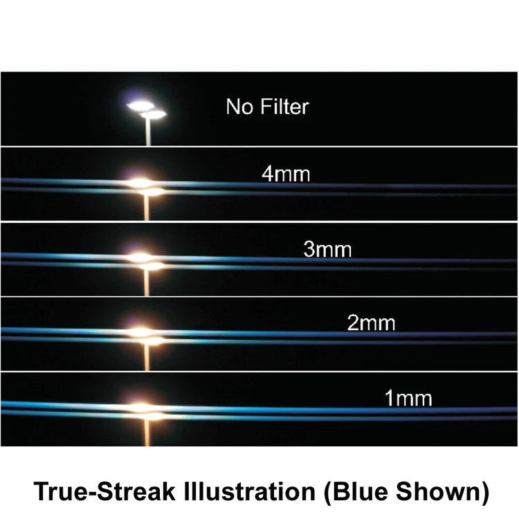 New Schneider 4x4" TRUE-STREAK VIOLET 3mm Filter Anamorphic Streaks Effect - Image 2 of 4