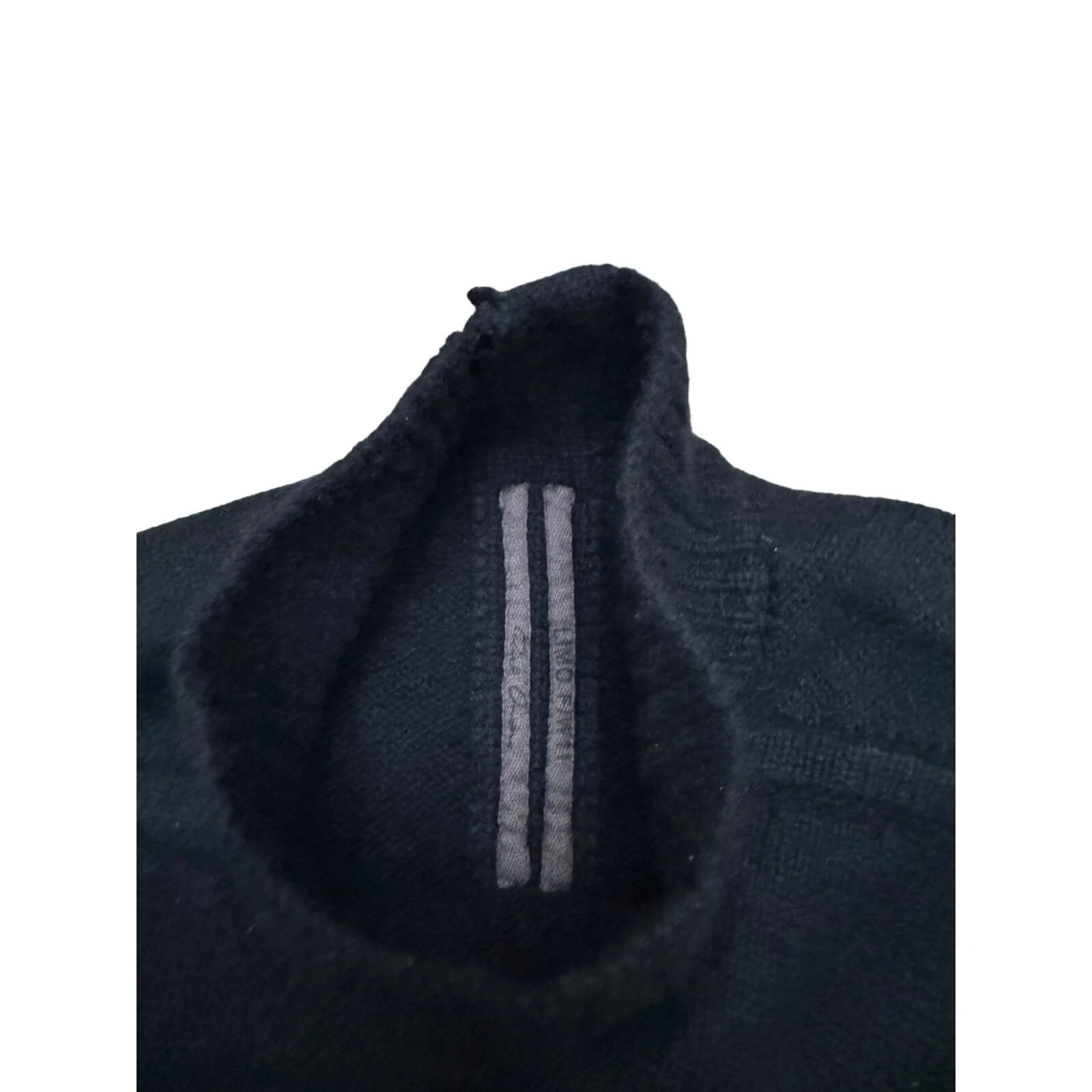 Abito nero cashmere Rick Owens FW 2011 limousine taglia unica adatto da XS a M