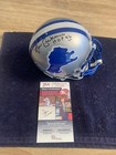 Lou Creekmur HOF 96 Autographed Authentic Lions Mini Helmet JSA COA & Case   — photo 1