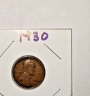 1930 -   Lincoln Wheat Penny Cent    X Fine - AU   M345