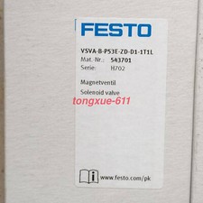 New Festo VSVA-B-P53E-ZD-D1-1T1L 543701 solenoid valve Via FedEx or DHL
