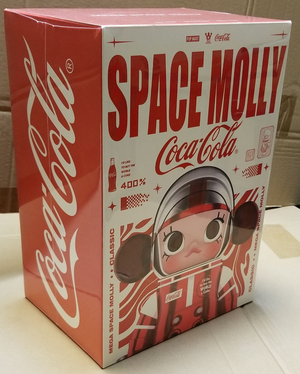 PopMart Mega Collection 400% Mega Space Molly Classic Coca PopMart Mega Collection 400% Mega Space Molly Classic Coca