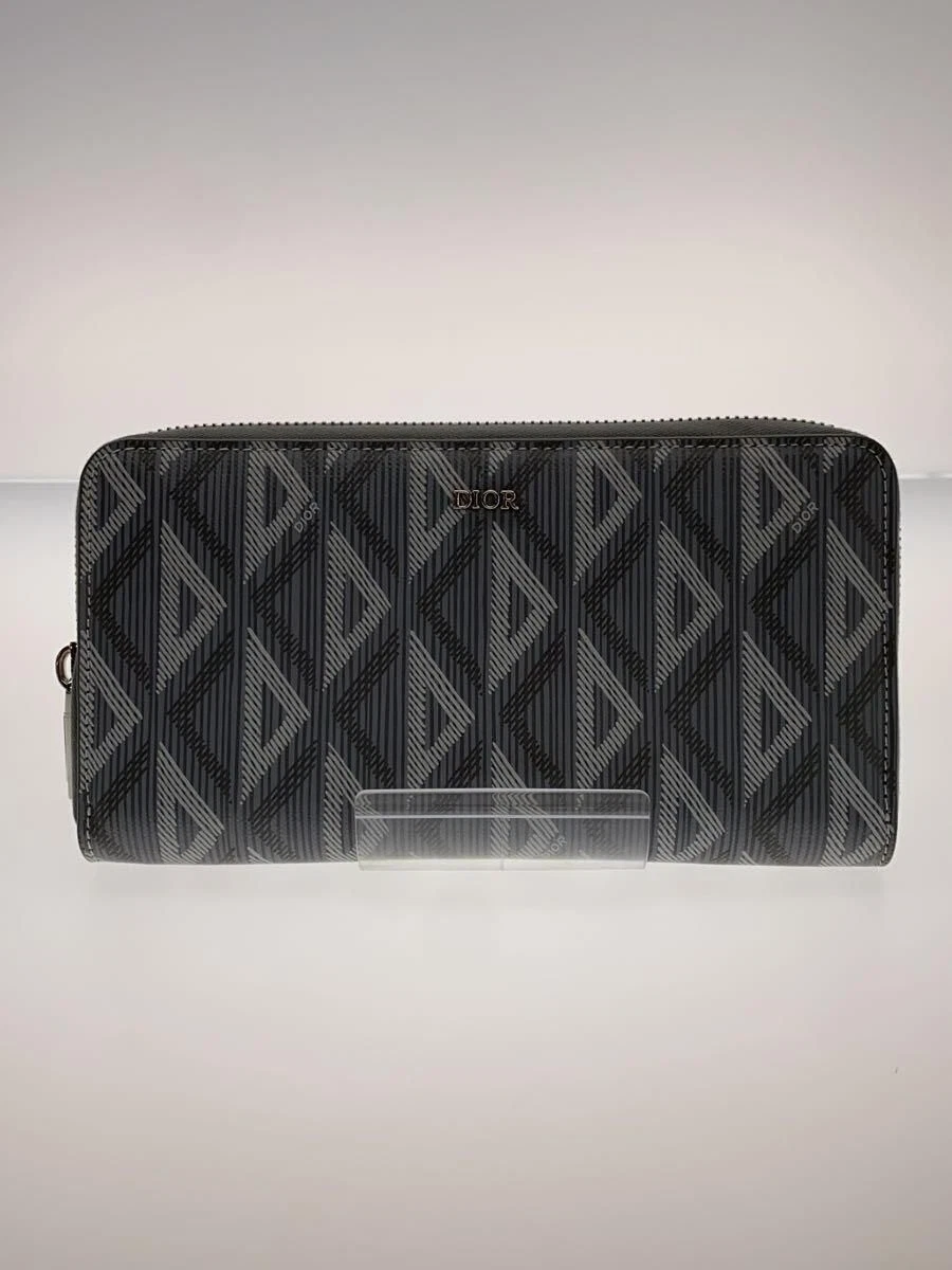 Christian Dior Portefeuille Long Cuir Gris Motif Complet Homme 2ESBC252DCO Occasion