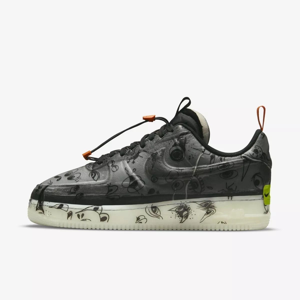 Nike Air Force 1 Experimental Shoes Sneakers Black Starfish DC8904
