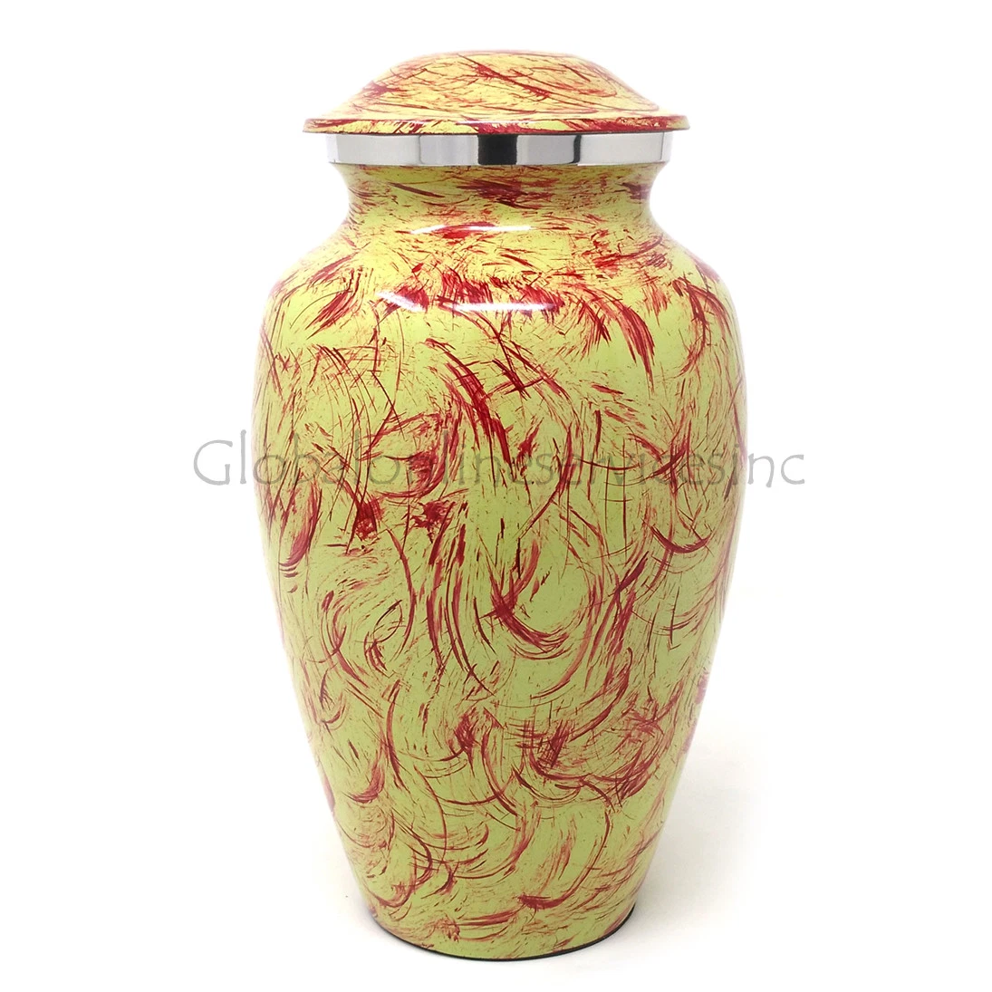 Cremation Urns Large Aluminium for Human Ashes, Adult Aluminium Urn