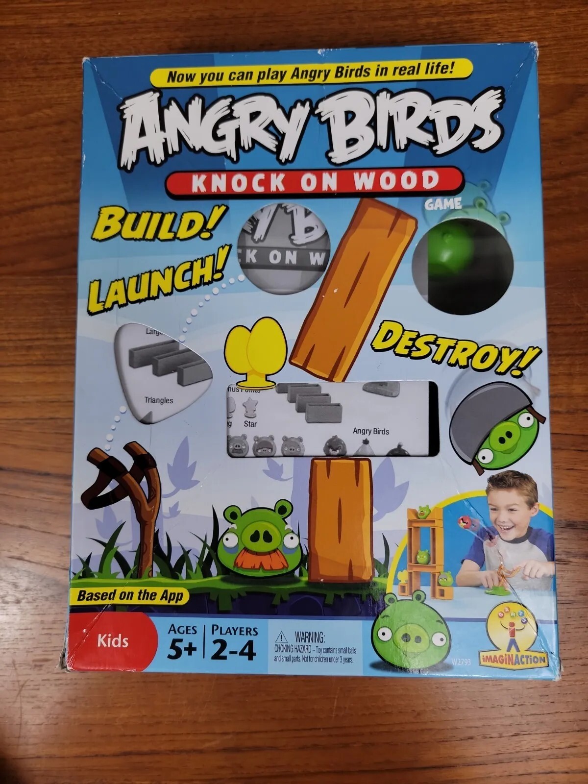 Angry Birds Knock on Wood Game by Mattel Games 2012 Complete 746775042035 eBay