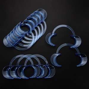 20Pcs Dental Blue Mouth Opener Teeth Lip Cheek Intraoral Retractor C Shape MSize