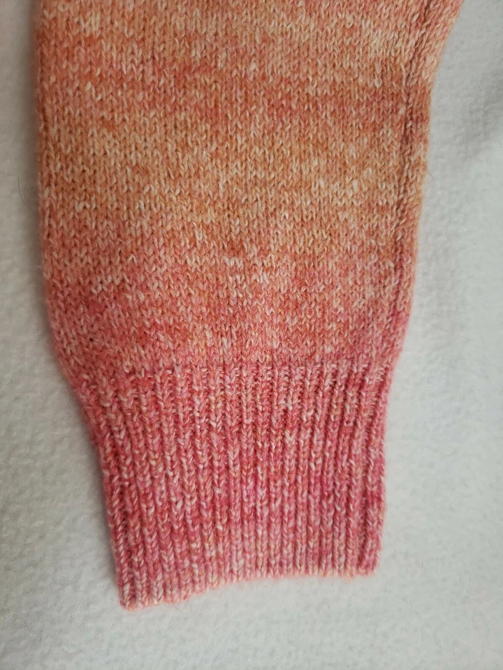 BP. Suéter Pullover Para Mujer Rosa Melocotón Rayas Manga Larga, Talla M Nuevo Sin Etiquetas Foto 4 de 4