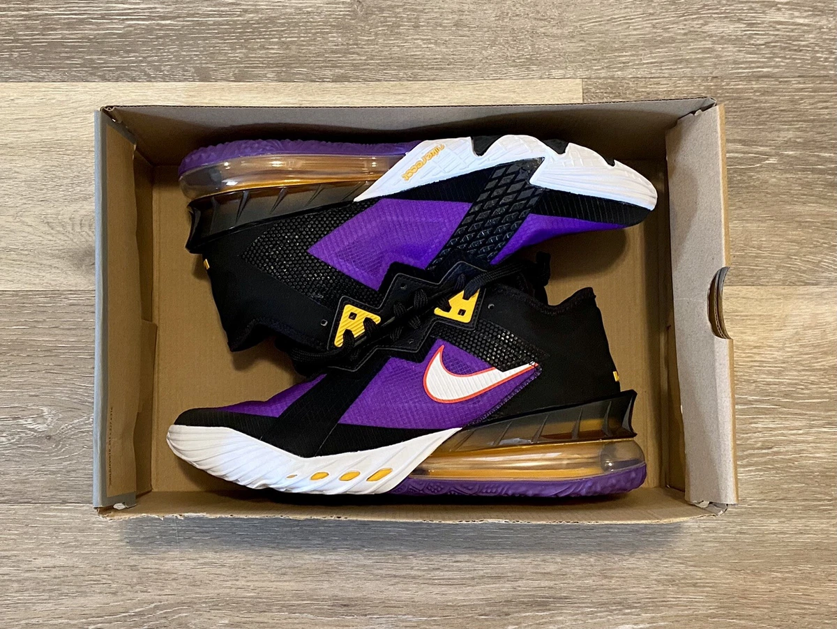 Purple and gold nike basketball shoes sale