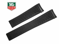 Genuine FT6016 Replacement Rubber Watch Band For Tag Heuer Grand Carrera Watch