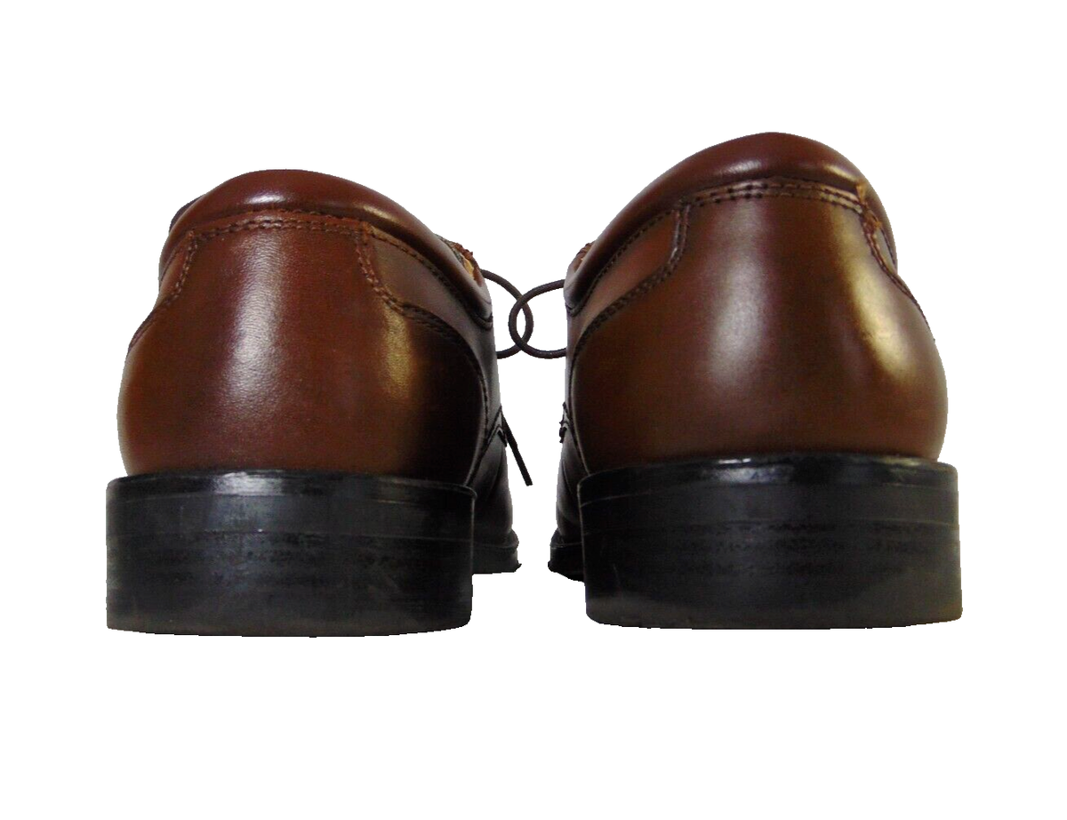 Ralph Lauren Chaps Dress Shoes Mens Brown Oxford Leather Old Money Preppy Sz 11M CHAPS Mens 96-26852 Sz 9.5 M Brown Leather | Mercari main image 2