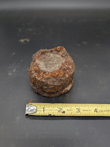 CIVIL WAR DUG RELIC SHELL EXPLODED LAWRENCE PAWL COLLECTION