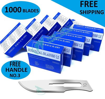 Lames De Scalpel Chirurgical N°10 - Pour Manches N°3 Et N°7, Usage Dentaire/médical